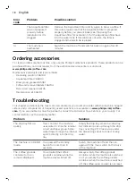 Preview for 20 page of Philips 3100 Series User Manual