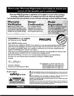 Preview for 2 page of Philips 3121 235 20691 Directions For Use Manual