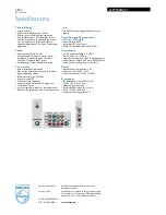 Preview for 3 page of Philips 32-REAL FLAT SDTV 32PT9005D - Hook Up Guide Specifications