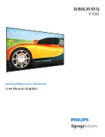 Preview for 1 page of Philips 32BDL3550Q User Manual