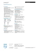 Preview for 3 page of Philips 32HF5545D Specifications