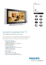 Preview for 1 page of Philips 32HF7874 - annexe 2 Brochure