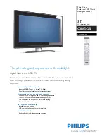 Philips 32HF9385D Brochure preview