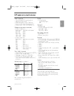 Preview for 47 page of Philips 32HF9385D Owner'S Manual