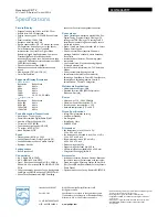 Preview for 3 page of Philips 32HFL4462F Specifications