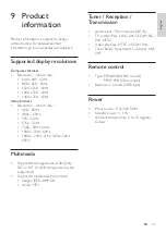 Preview for 41 page of Philips 32HFL5332 User Manual