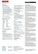 Preview for 2 page of Philips 32HFL5860L Specification Sheet