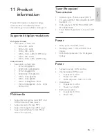 Preview for 29 page of Philips 32HFL5870D User Manual