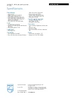 Preview for 3 page of Philips 32PD6932 Specifications