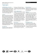 Preview for 2 page of Philips 32PF3321 Specification Sheet