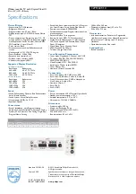 Предварительный просмотр 3 страницы Philips 32PF3321 Specification Sheet