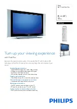 Philips 32PF7320 Brochure & Specs preview