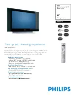 Preview for 1 page of Philips 32PF7421D/37 Specifications