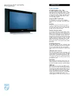 Preview for 3 page of Philips 32PF7421D/37 Specifications