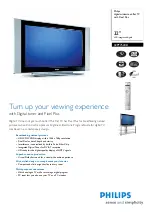 Philips 32PF7520D Brochure preview