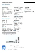 Preview for 3 page of Philips 32PF7520D Specifications