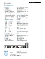 Предварительный просмотр 3 страницы Philips 32PFL2302 Specifications