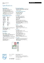 Preview for 3 page of Philips 32PFL2507 Specifications