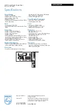 Preview for 3 page of Philips 32PFL3007S/98 Specifications