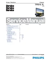 Preview for 1 page of Philips 32PFL3008D/78 Service Manual