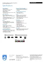 Preview for 3 page of Philips 32PFL3018D Specifications