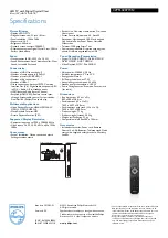 Preview for 3 page of Philips 32PFL3207H Specifications