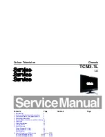 Philips 32PFL3404/77 Service Manual preview