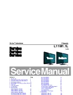 Preview for 1 page of Philips 32PFL3406D/78 Service Manual