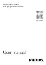 Preview for 1 page of Philips 32PFL3406D/78 User Manual