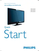 Philips 32PFL3409/93 Quick Start Manual preview