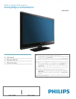 Preview for 1 page of Philips 32PFL3505D User Manual