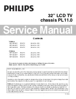 Preview for 1 page of Philips 32PFL3506/F7 Service Manual