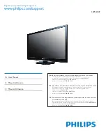 Philips 32PFL3509 User Manual preview