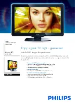 Preview for 1 page of Philips 32PFL3605 Specifications