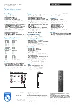 Preview for 3 page of Philips 32PFL3605 Specifications