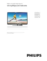 Philips 32PFL4007T User Manual preview