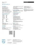 Preview for 3 page of Philips 32PFL4507 Specifications