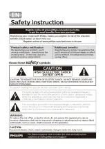 Preview for 2 page of Philips 32PFL4766/F8 User Manual