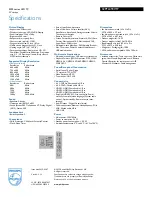 Preview for 3 page of Philips 32PFL4907 Specifications