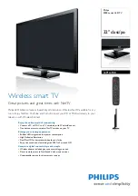 Preview for 1 page of Philips 32PFL4908 Specifications