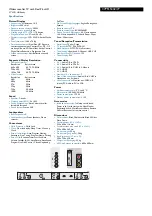 Preview for 2 page of Philips 32PFL5332 Specifications