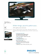 Preview for 1 page of Philips 32PFL5404H Brochure