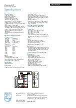 Preview for 3 page of Philips 32PFL5422 Specifications