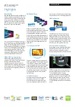 Preview for 2 page of Philips 32PFL5605 Specifications