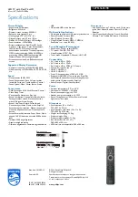 Preview for 3 page of Philips 32PFL5605 Specifications