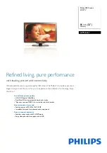 Philips 32PFL5637 Specifications preview