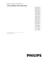 Preview for 1 page of Philips 32PFL6606H/12 User Manual