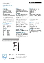 Предварительный просмотр 3 страницы Philips 32PFL7403D Specifications