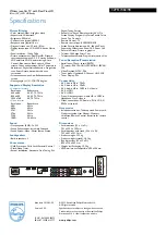 Preview for 3 page of Philips 32PFL7482 Specifications