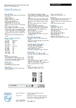 Предварительный просмотр 3 страницы Philips 32PFL7532D Specifications